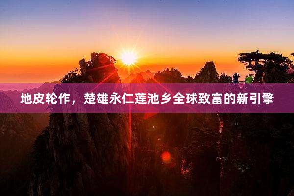 地皮轮作，楚雄永仁莲池乡全球致富的新引擎